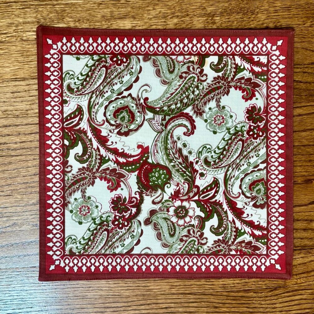Envogue Set of 6 Christmas/Holiday Square Placemats